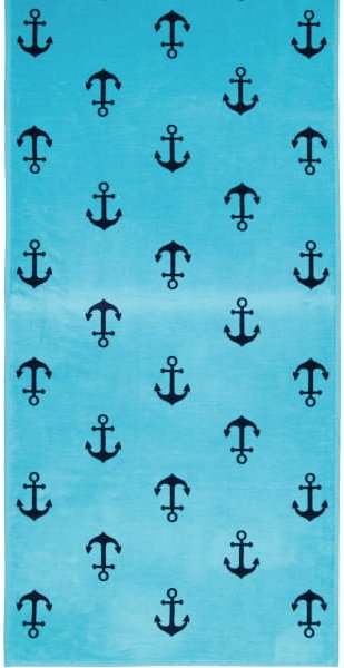 Cawö Home Strandtücher Beach Anker 5572 - Farbe: türkis - 41 - 80x180 cm