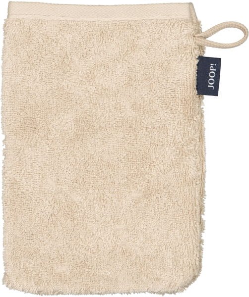 JOOP Uni Cornflower 1670 - Farbe: sand - 375 - Waschhandschuh 16x22 cm