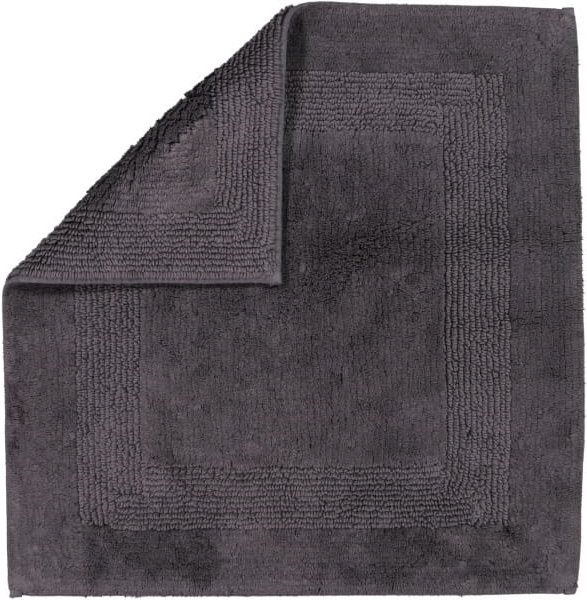 Cawö Home Badteppiche Luxus Badteppich 1000 - Farbe: basalt - 740 - 60x60 cm