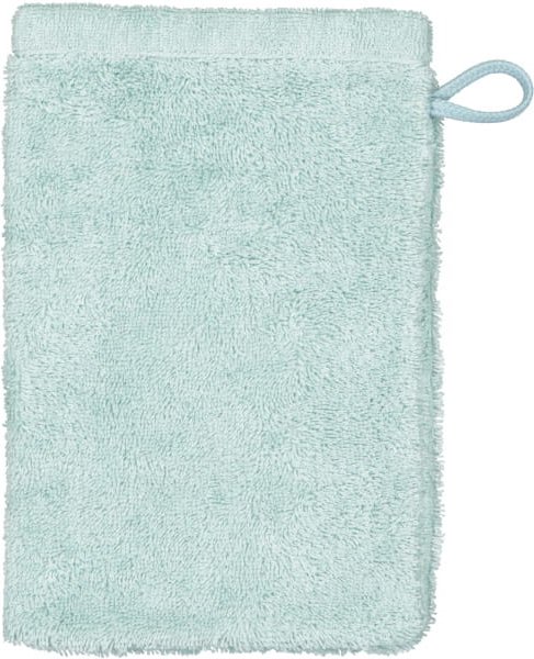 Cawö Handtücher Life Style Uni 7007 - Farbe: seegrün - 455 - Waschhandschuh 16x22 cm