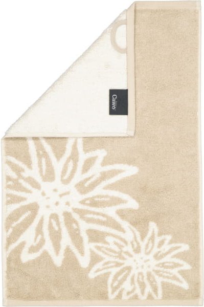 Cawö Handtücher Alpenchic Edition Edelweiss 6230 - Farbe: natur - 33 - Gästetuch 30x50 cm