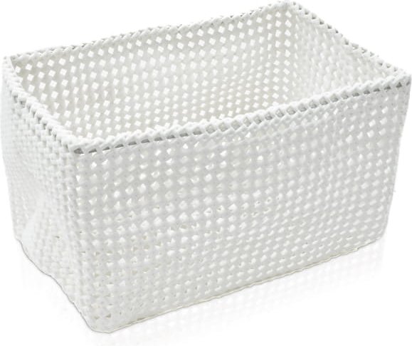 Möve Tube Korb rechteckig klein - formbar - Farbe: off white - 002 (4-0271)