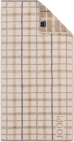 JOOP! Handtücher Contour Checked 1715 - Farbe: Creme - 37 - Duschtuch 80x150 cm