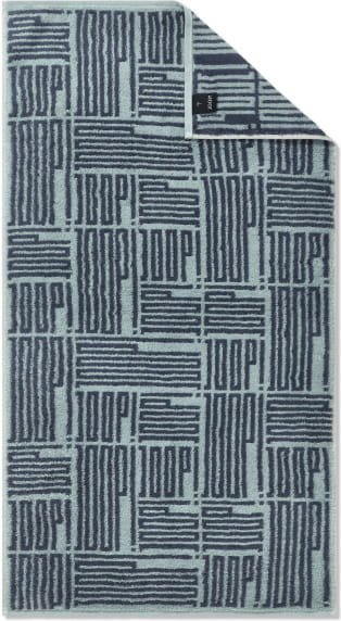 JOOP! Handtücher Bars Allover 1723 - Farbe: Aqua - 11 - Handtuch 50x100 cm