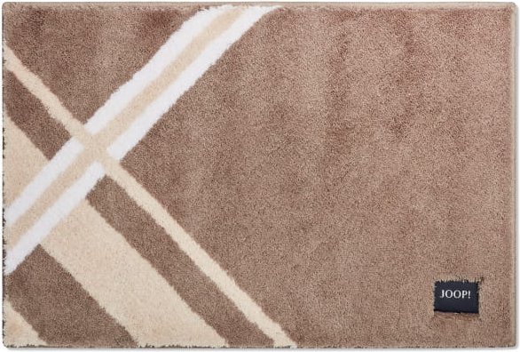 JOOP Badteppich Checks 288 - Farbe: Graphit - 1108 - 60x90 cm