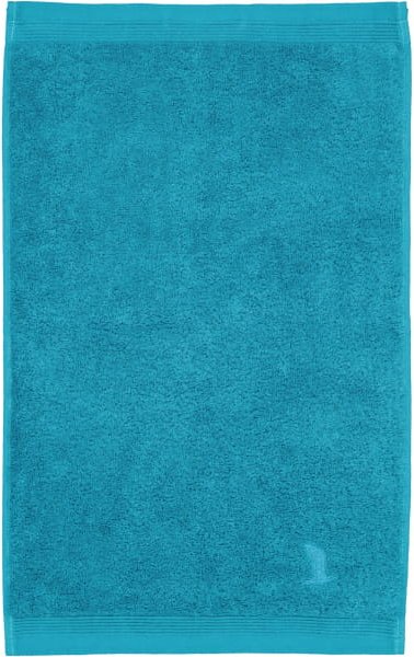 Möve - Superwuschel - Farbe: lagoon - 458 (0-1725/8775) - Gästetuch 30x50 cm