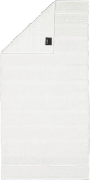 Cawö - Noblesse Uni 1001 - Farbe: 600 - weiß - Handtuch 50x100 cm