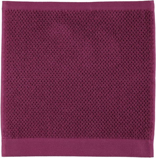Rhomtuft - Handtücher Baronesse - Farbe: berry - 237 - Seiflappen 30x30 cm