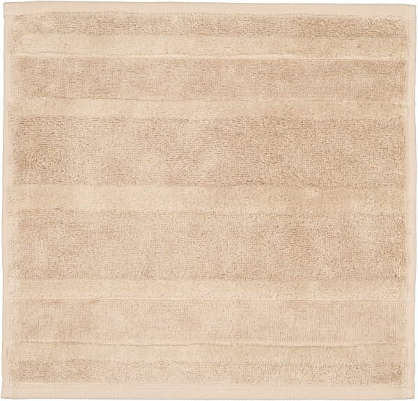 Cawö - Noblesse2 1002 - Farbe: 375 - sand - Seiflappen 30x30 cm
