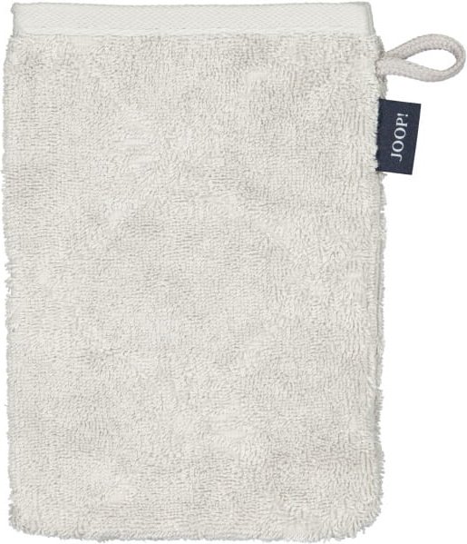 JOOP Uni Cornflower 1670 - Farbe: platin - 705 - Waschhandschuh 16x22 cm