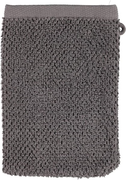 Essenza Connect Organic Uni - Farbe: grey - Waschhandschuh 16x22 cm