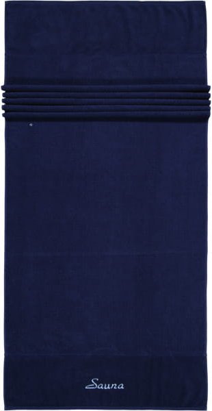 frottana Saunatücher Pearl - Farbe: deep sea - 596 - 80x200 cm
