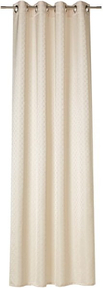 JOOP! Vorhang Gardine Allover mit Ösen - Farbe: Natur - 030 - 140x250 cm