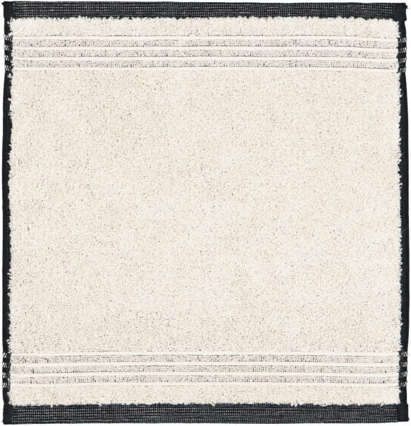 Möve - Eden - Melange mit Biesenbordüre - Farbe: natur - 081 (1-0151/8944) - Seiflappen 30x30 cm