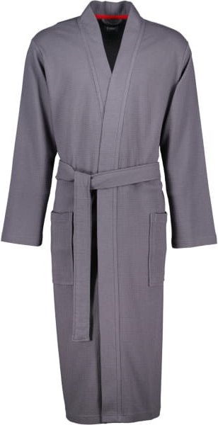 Thumbnail - Cawö Home - Herren Bademantel Kimono 816 - Farbe: anthrazit - 72 - M