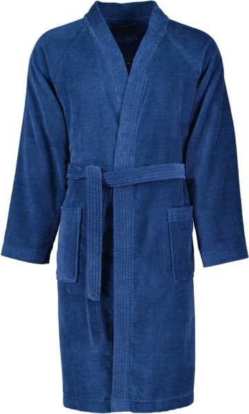 Thumbnail - Vossen Bademäntel unisex Kimono Dallas - Farbe: winternight - 4760 - XS
