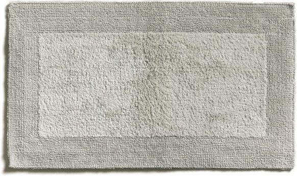 Möve Badteppiche Doubleface - Farbe: silver grey - 823 - 60x100 cm