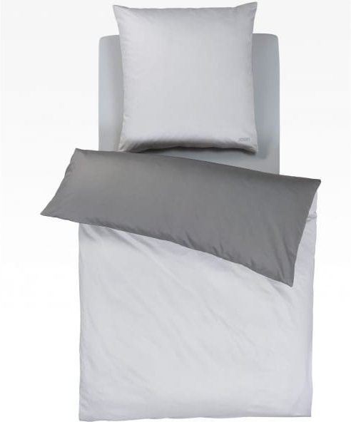 JOOP! Bettwäsche Micro Pattern 4040 - Farbe: silber - 09 - 80x80 cm - 155x220 cm