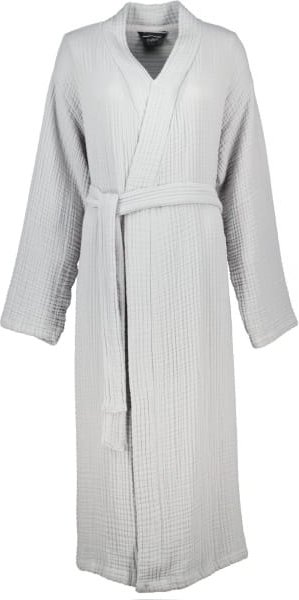 Cawö Home Bademäntel Damen Kimono Musselin 838 - Farbe: kreide - 70 - L/XL