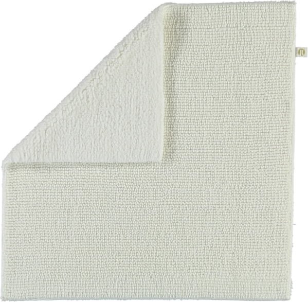 Rhomtuft - Badteppich Pur - Farbe: weiss - 01 - 60x60 cm