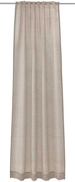 JOOP! Vorhang Gardine Glare - verdecktes Schlaufenband - Farbe: Kitt - 020 - 130x250 cm