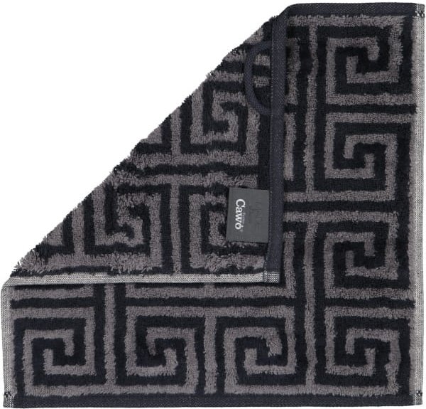Cawö Handtücher Noblesse Elegance Allover 1088 - Farbe: anthrazit - 97 - Seiflappen 30x30 cm