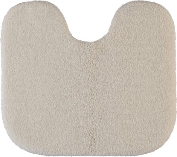 Rhomtuft - Badteppiche Aspect - Farbe: natur-jasmin - 20 - Toilettenvorlage mit Ausschnitt 55x60 cm