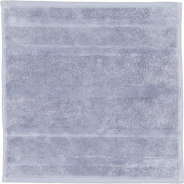 Cawö Handtücher Noblesse2 Uni 1002 - Farbe: nordic blue - 187 - Seiflappen 30x30 cm