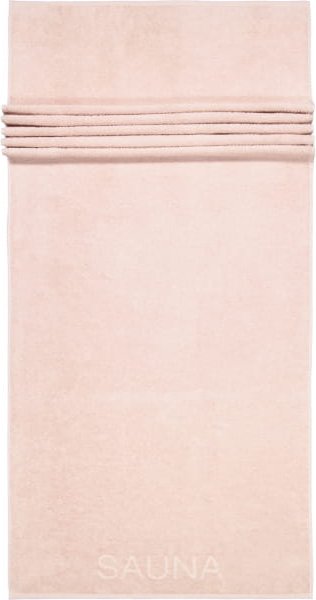 Cawö Saunatücher Pure 6501 - Farbe: puder - 383 - 80x200 cm