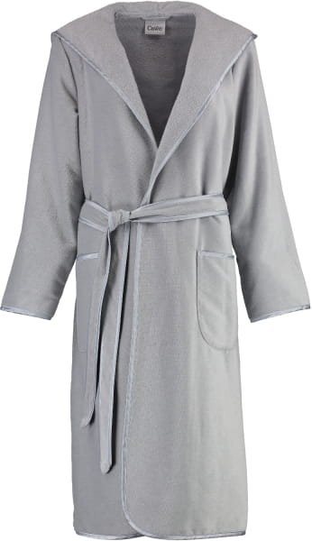 Cawö - Damen Kurzmantel Kapuze - 4319 - Farbe: silber - 713