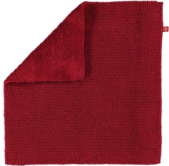 Rhomtuft - Badteppich Pur - Farbe: cardinal - 349 - 60x60 cm