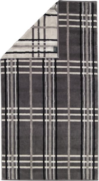 Cawö Handtücher Noblesse Check 1089 - Farbe: anthrazit - 77 - Duschtuch 80x150 cm