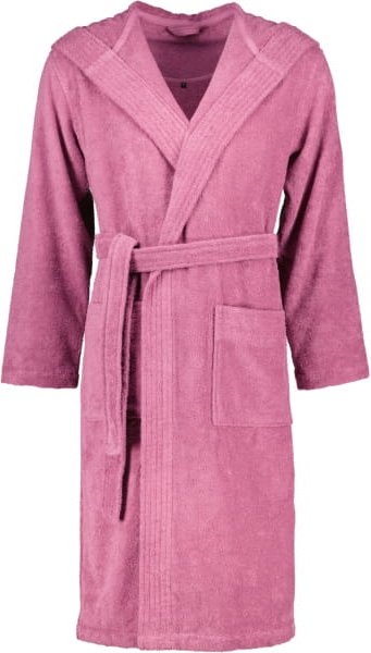 Vossen Bademäntel unisex Kapuze Vegan Life - Farbe: blackberry - 3505 - XS