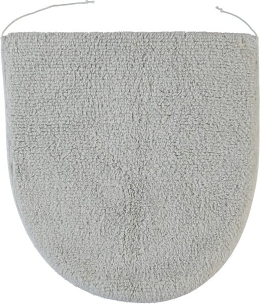 Rhomtuft - Badteppiche Prestige - Farbe: perlgrau - 11 - Deckelbezug 45x50 cm