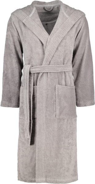 Thumbnail - Vossen Bademäntel unisex Kapuze Vegan Life - Farbe: pepplestone - 7470 - M