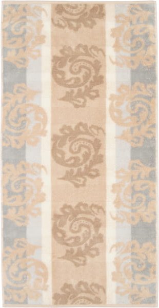 Cawö - Noblesse Cashmere Jacquard 1057 - Farbe: sand - 33 - Handtuch 50x100 cm
