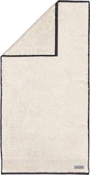 Möve - Eden - Melange mit Biesenbordüre - Farbe: natur - 081 (1-0151/8944) - Handtuch 50x100 cm