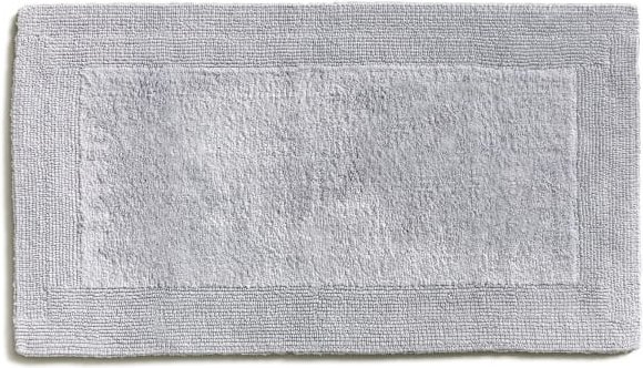 Möve Badteppiche Doubleface - Farbe: silver - 829 - 60x100 cm