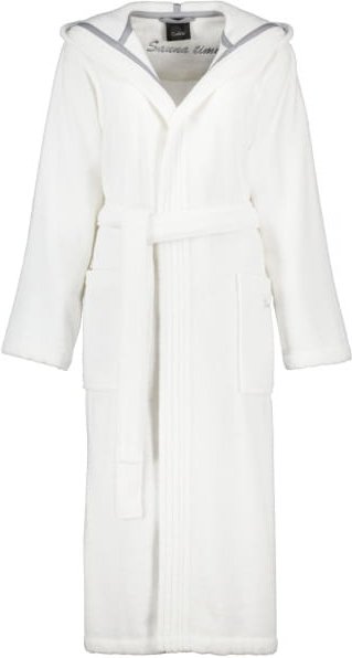 Cawö Home Bademantel Sauna Time Damen Kapuze 832 - Farbe: weiß - 67