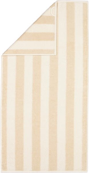 Cawö Handtücher Pure Stripes 6502 - Farbe: beige - 33 - Handtuch 50x100 cm