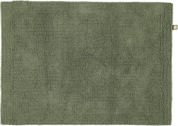 Rhomtuft - Badteppich Pur - Farbe: olive - 404 - 50x75 cm