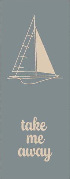 Cawö Saunatücher Postcard Towels TRAVEL Sailing boat 6288 - Farbe: nordic blue - 13 - Saunatuch 70x1