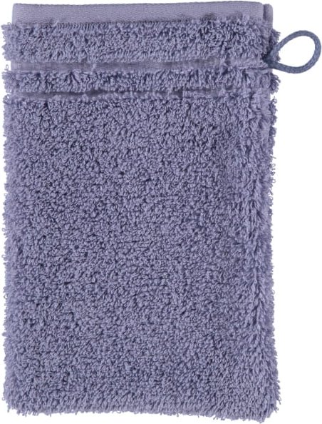 Vossen Vienna Style Supersoft - Farbe: smoke blue - 444 - Waschhandschuh 16x22 cm