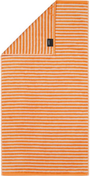 Cawö Handtücher Campus Ringel 955 - Farbe: mandarine - 33 - Handtuch 50x100 cm