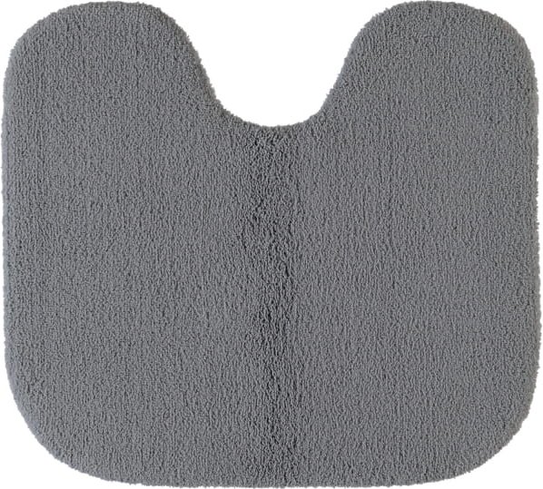 Rhomtuft - Badteppiche Aspect - Farbe: kiesel - 85 - Toilettenvorlage mit Ausschnitt 55x60 cm