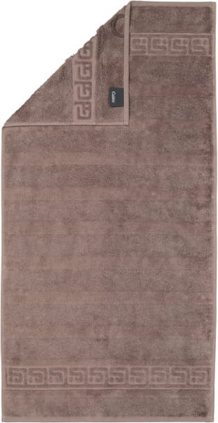 Cawö Handtücher Noblesse Uni 1001 - Farbe: walnuss - 348 - Handtuch 50x100 cm