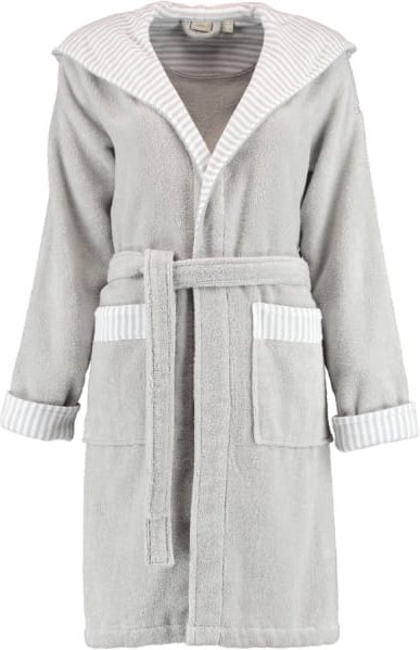 Esprit Damen Bademantel Day Kapuze - Farbe: stone - 726 - XS