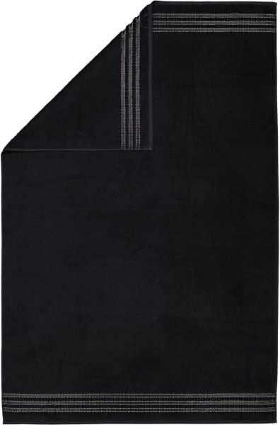 Vossen Handtücher Cult de Luxe - Farbe: schwarz - 7900 - Badetuch 100x150 cm