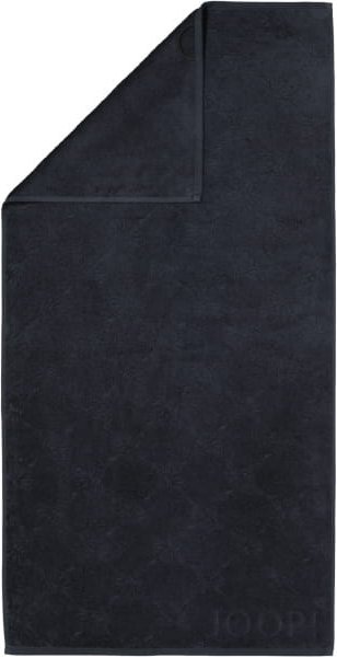 JOOP Uni Cornflower 1670 - Farbe: Schwarz - 906 - Handtuch 50x100 cm