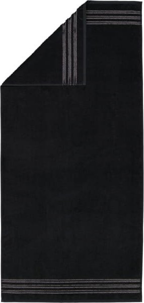 Vossen Handtücher Cult de Luxe - Farbe: schwarz - 7900 - Duschtuch 67x140 cm